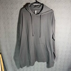 Next Level Pullover Hoodie Women’s Size 3XL Grey Gray Cotton Blend Solid Blank